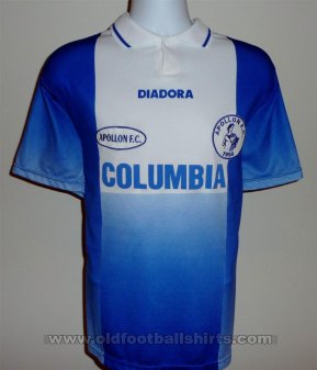 Apollon Limassol Home football shirt 1996 - 1998