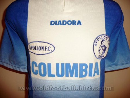 Apollon Limassol Home football shirt 1996 - 1998