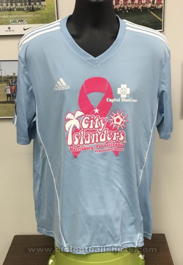 Harrisburg City Islanders Away football shirt 2013