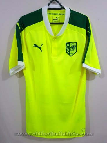 AEK Larnaca Home football shirt 2017 - 2018