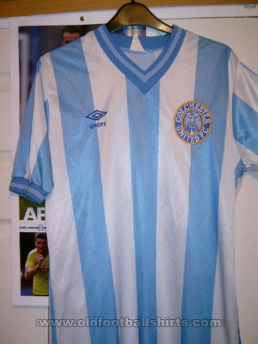 Colchester United Home חולצת כדורגל 1987 - 1988