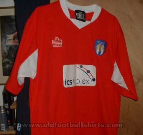 Colchester United Fora camisa de futebol 2004 - 2005