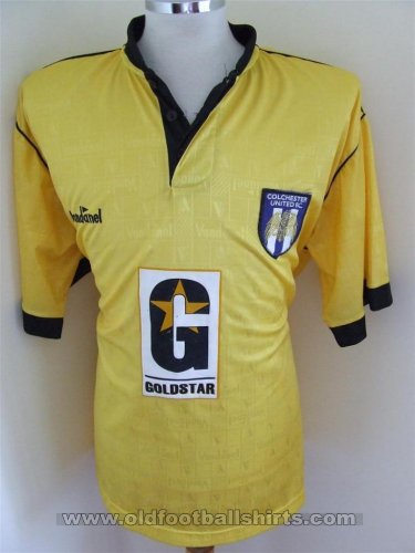 Colchester United Μακριά φανέλα ποδόσφαιρου 1996 - 1997