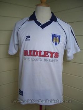 Colchester United Weg Fußball-Trikots 1999 - 2000