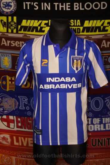 Colchester United Home φανέλα ποδόσφαιρου 1997 - 1998