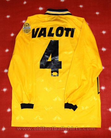 Hellas Verona F.C. Μακριά φανέλα ποδόσφαιρου 1995 - 1996
