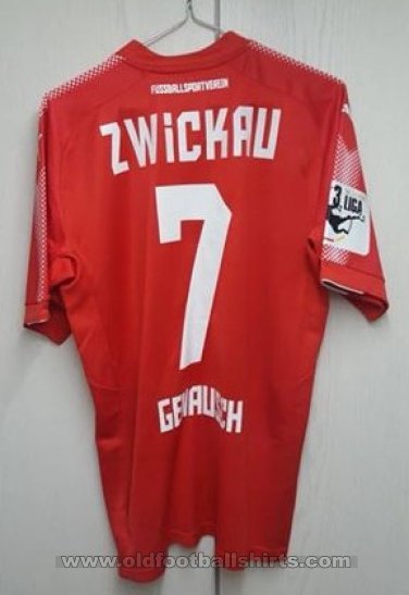 FSV Zwickau Home football shirt 2017 - 2018