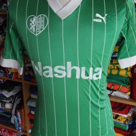 FC Sachsen Leipzig Home football shirt 1990 - ? sponsored by Nashua