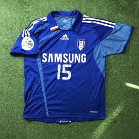 Suwon Samsung Bluewings Home football shirt 2009 sponsored by Samsung