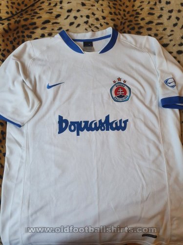 SK Slovan Bratislava Away football shirt 2007 - 2008