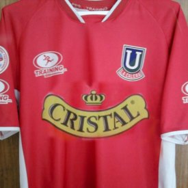 Union la Calera Home football shirt 2005 sponsored by Cristal