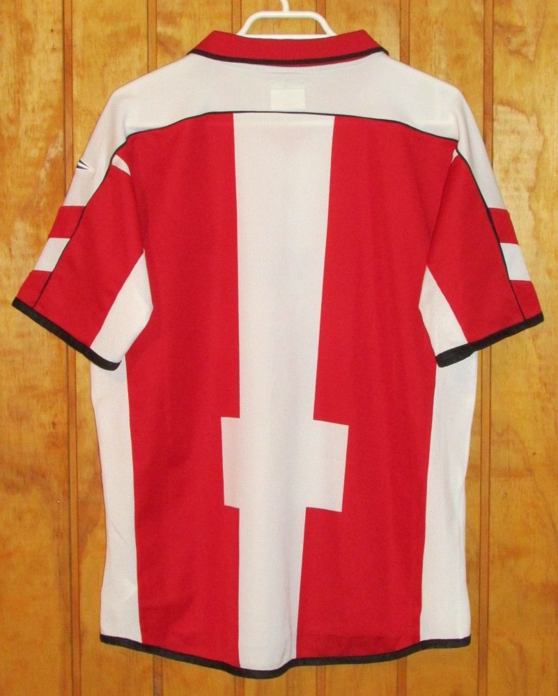 Maillot De Foot Umbro Olympiacos 2003-2004, Taille XL, Grèce, Rouge