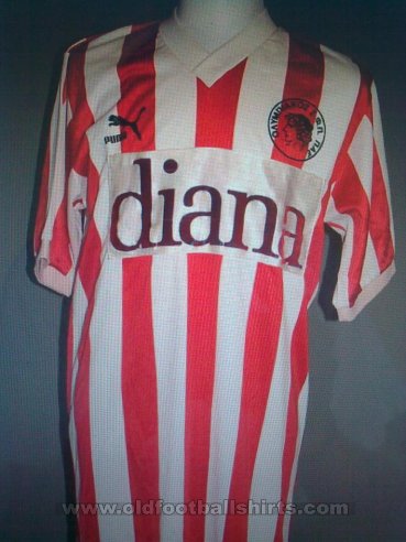 Olympiacos Home football shirt 1990 - 1991