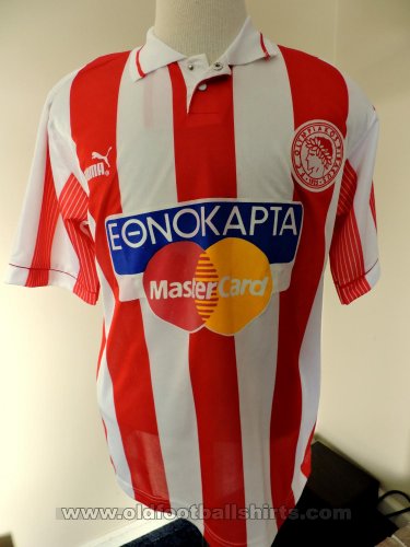 Olympiacos Home football shirt 1996 - 1997