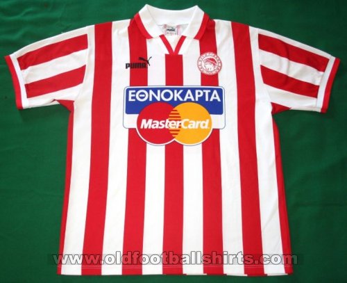 Olympiacos Home football shirt 1996 - 1997