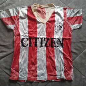 Olympiacos Retro Replicas football shirt 1986 - 1987 sponsored by Citizen