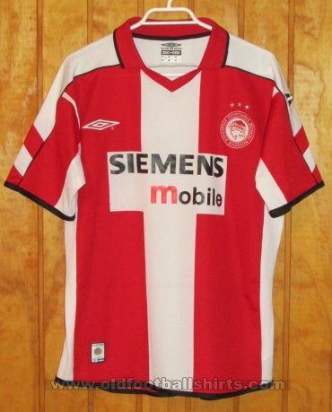 Olympiacos Home football shirt 2003 - 2004