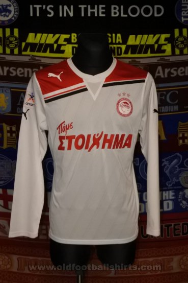 Olympiacos Away football shirt 2011 - 2012