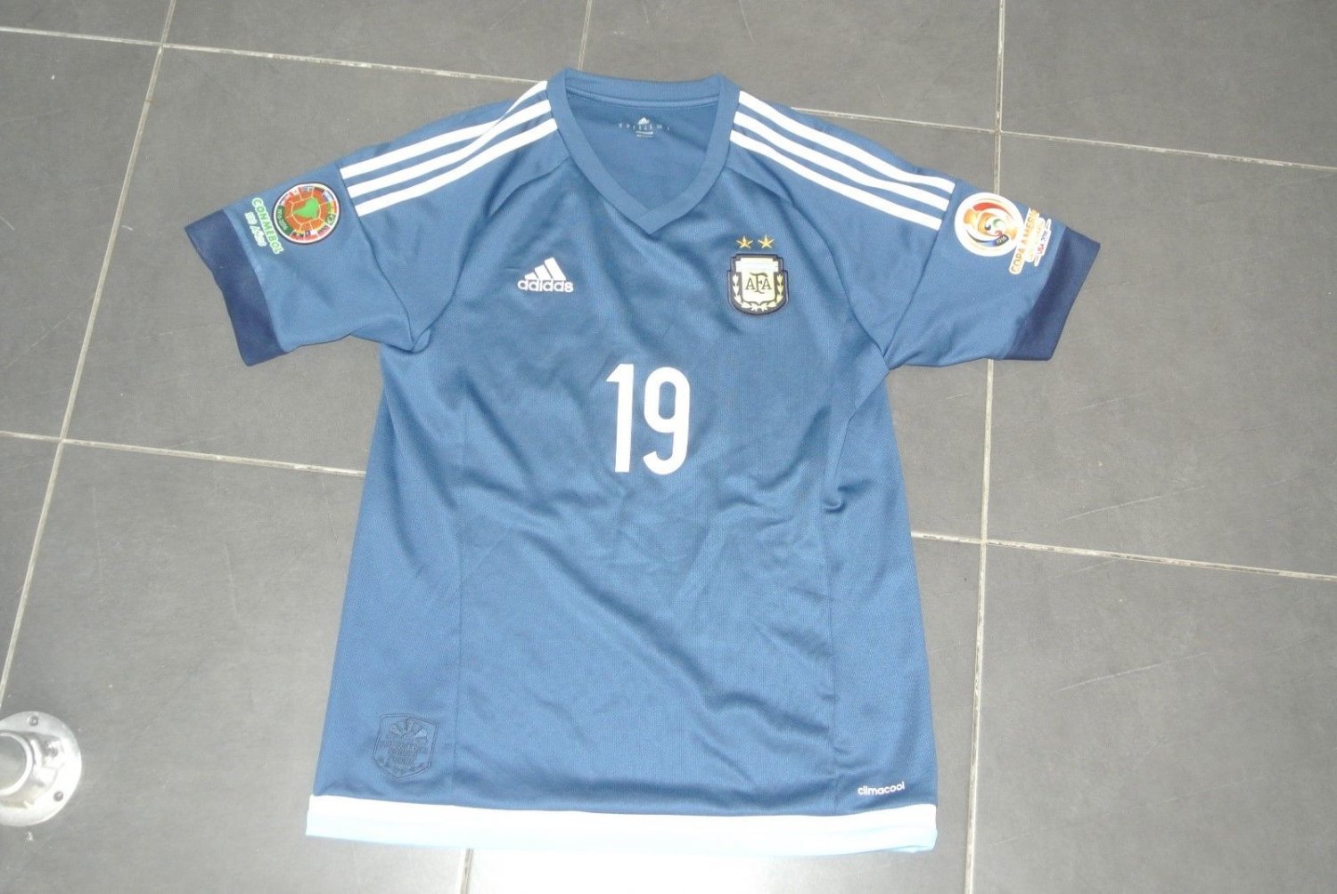 Argentina Visitante Camiseta de Fútbol 2015 - 2017.
