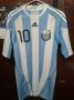 Argentina Home fotbollströja 2010 - 2011