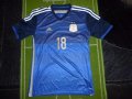 Argentina Borta fotbollströja 2013 - 2014