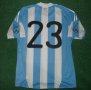 Argentina Home fotbollströja 2010 - 2011