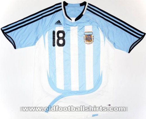 Argentina Womens Teams football shirt 2007 - 2009