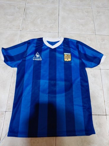Argentina Μακριά φανέλα ποδόσφαιρου 1986