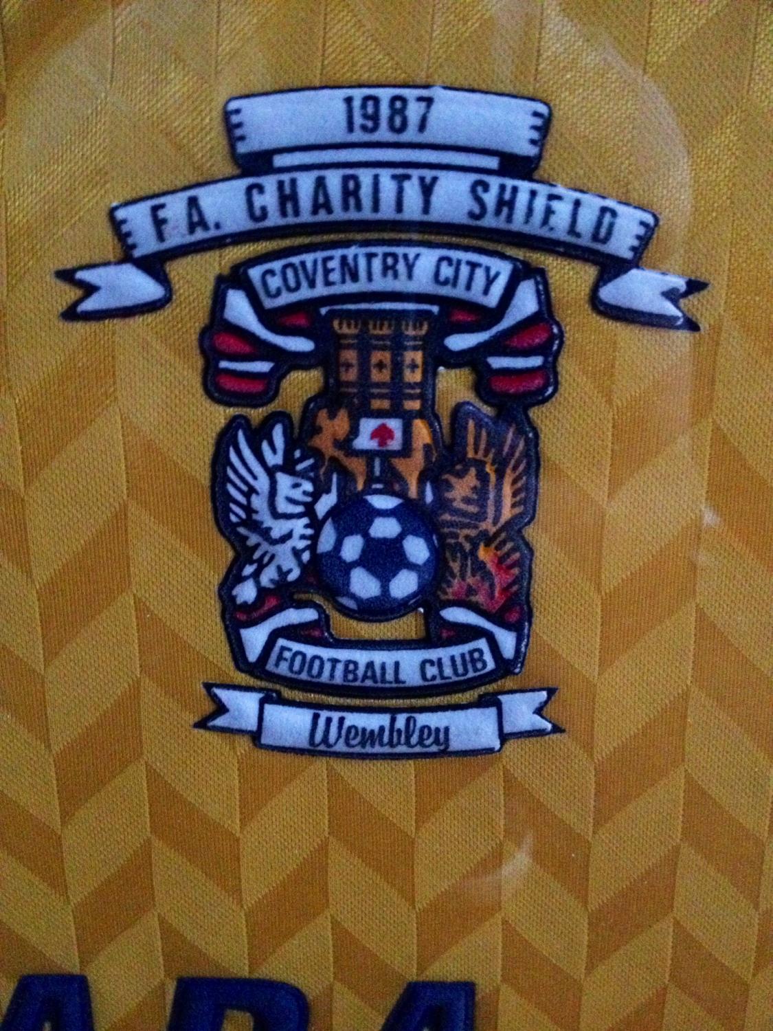 Écharpe De Football Coventry City - Finale De La Coupe 1987 à Wembley - Écharpe Originale