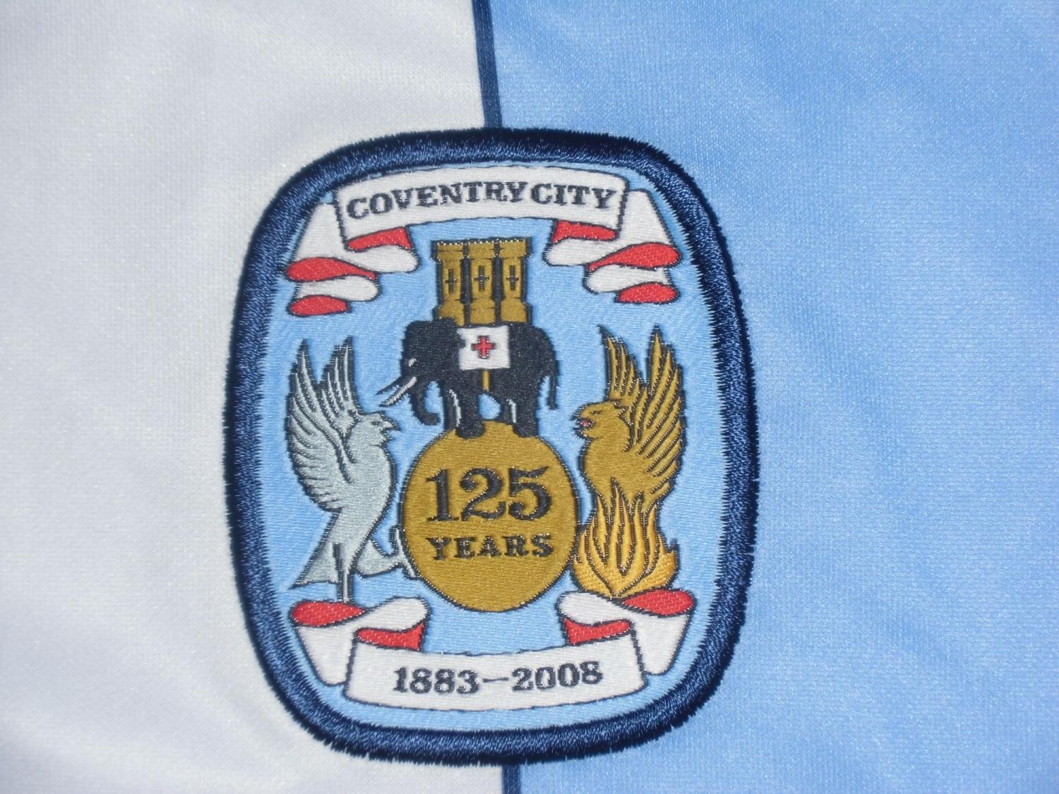 Coventry City 1970s Retro Football Hoodie Embroidered Crest S-XXXL 
