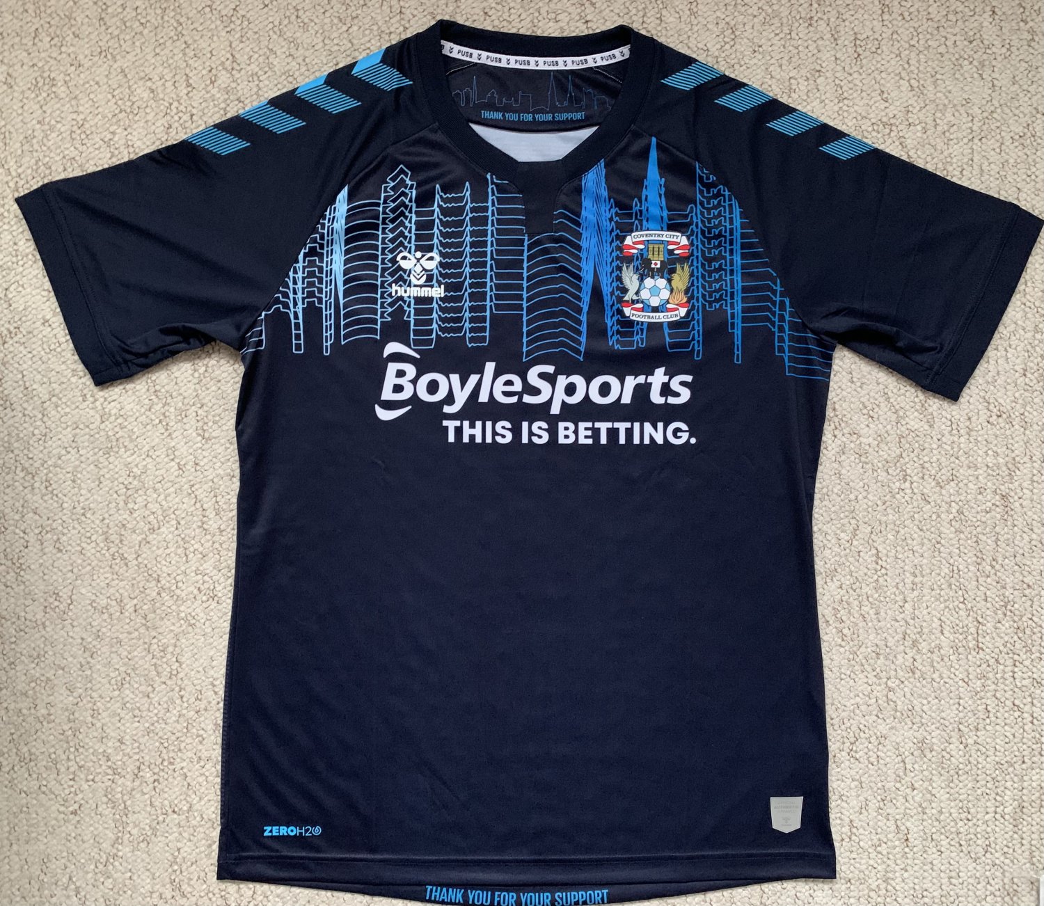 Coventry City For The Love Not The Glory T Shirt Small-3XL
