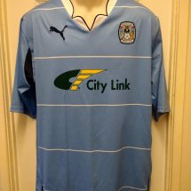 Coventry City Home football shirt 2010 - 2011 sponsored by City Link