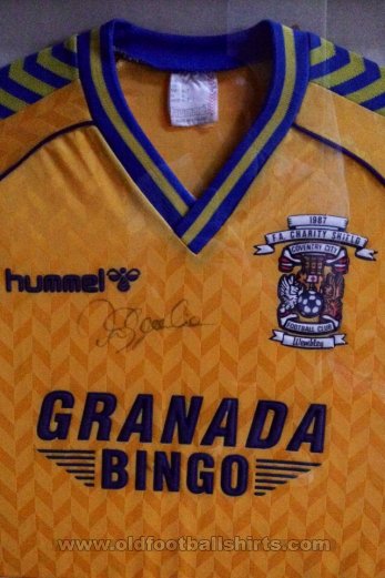 Coventry City Cup Shirt football shirt 1987 - 1988