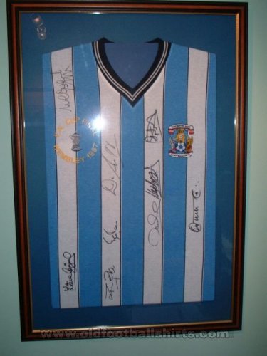Coventry City Retro Replicas football shirt 1986 - 1989