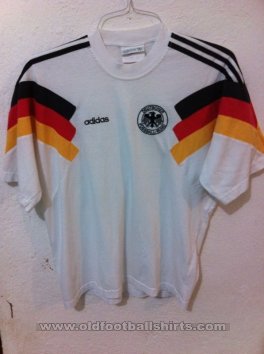 Germany Home camisa de futebol 1990 - 1992