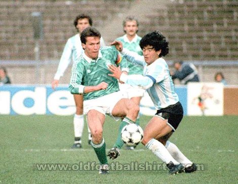 Germany Away football shirt 1987 - 1988