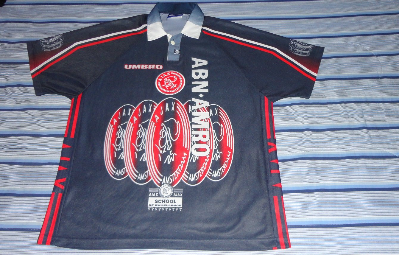 Ajax Away football shirt 1997 - 1998. Sponsored by ABM Amro