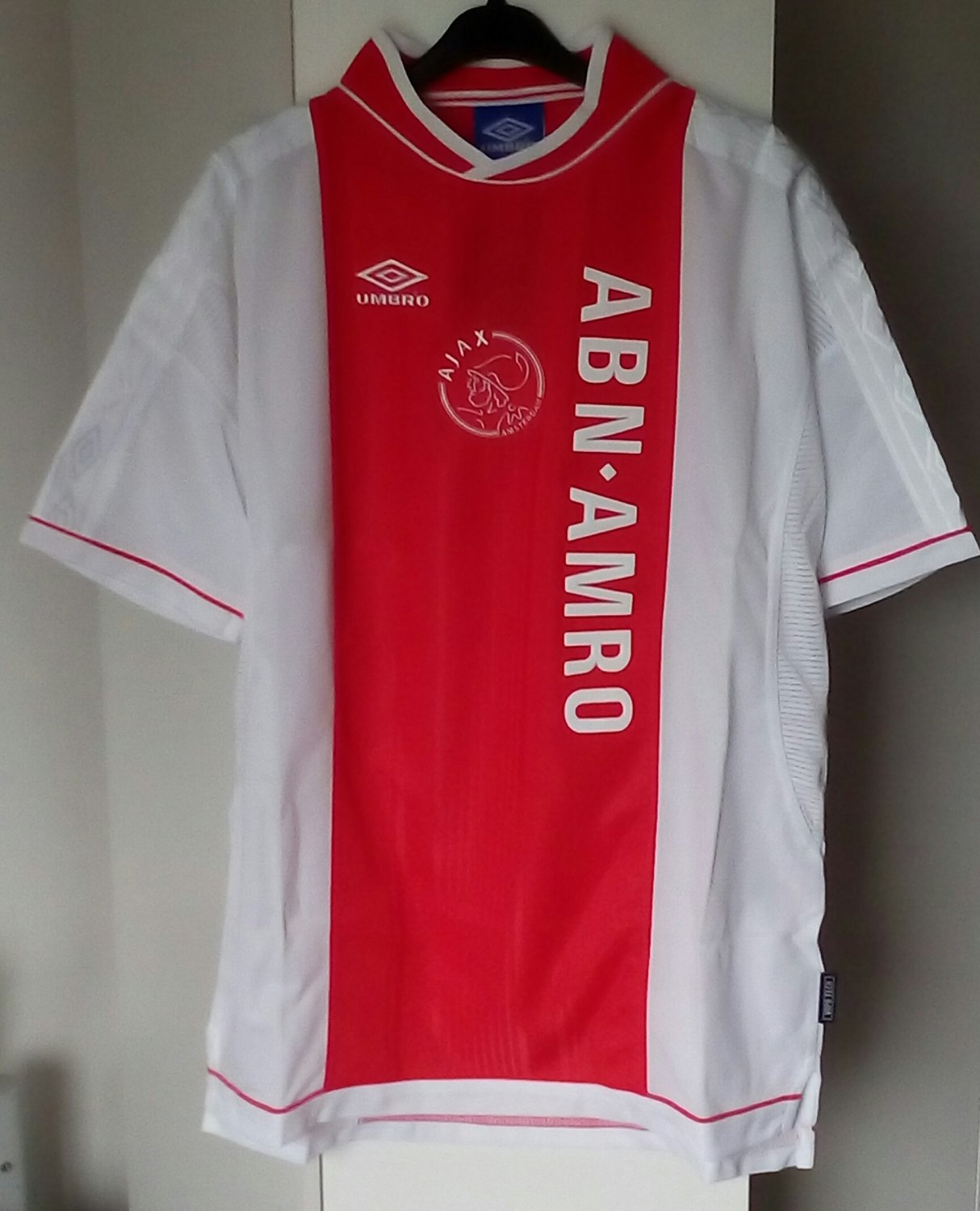 Ajax Home Camiseta de Fútbol 1999 - 2000.
