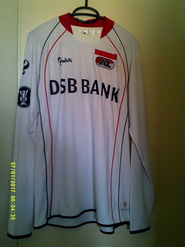 Maillot De Foot Mayence 05 #22 Amri - Troisième Maillot 2006-2007 Lotto - Bleu XL