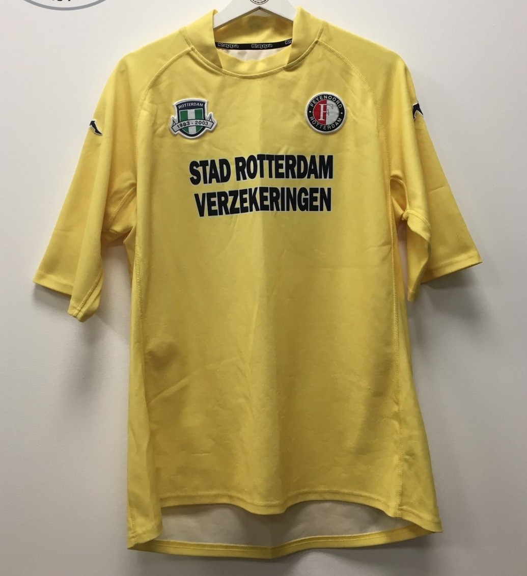 Maillot Feyenoord Vintage 2003/2004 – Kappa – Maillot De Football Porté