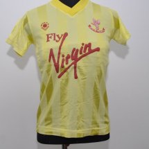 Crystal Palace Home football shirt 1988 - 1989 sponsored by Virgin