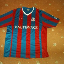 Crystal Palace Home football shirt 2010 - 2011 sponsored by Baltimore