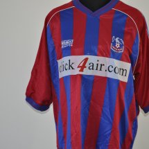 Crystal Palace Home football shirt 1999 - 2000 sponsored by Click4air.com