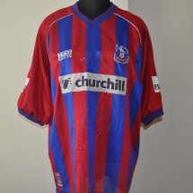 Crystal Palace Home football shirt 2000 - 2001 sponsored by Churchill