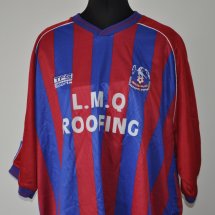 Crystal Palace Home football shirt 1999 - 2000 sponsored by LMQ Roofing