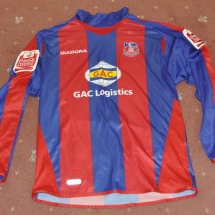 Crystal Palace Home football shirt 2006 - 2007 sponsored by GAC Logistics
