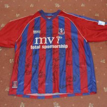 Crystal Palace Home football shirt 1999 - 2000 sponsored by MVi