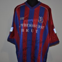 Crystal Palace Home football shirt 1999 - 2000 sponsored by Lamberhurst Brut