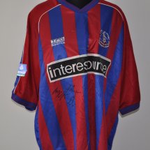 Crystal Palace Home football shirt 1999 - 2000 sponsored by Intersource