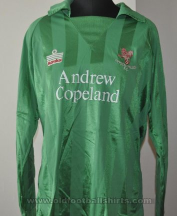 Crystal Palace Målvakt fotbollströja 1987 - 1988